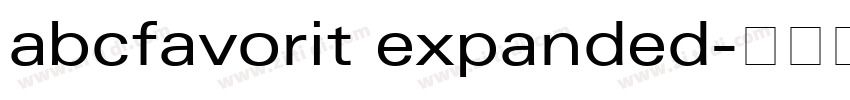 abcfavorit expanded字体转换